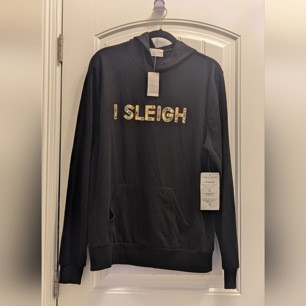 Bow and Drape Women's I Sleigh Hoodie/Sweatshirt